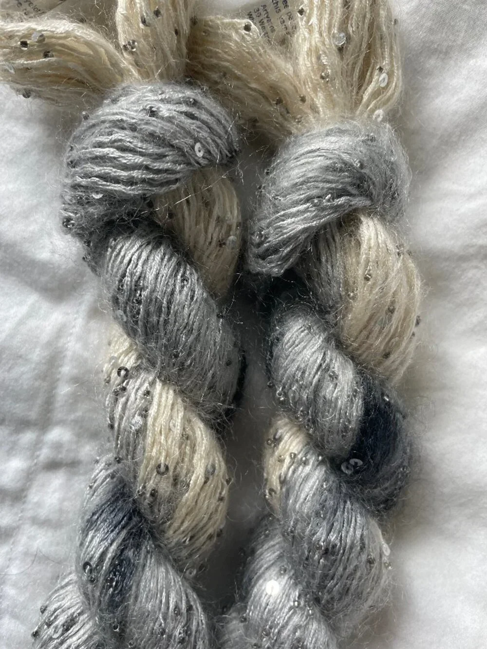 Artyarns Beaded Mohair and Sequins Silk Yarn 2 Skeins